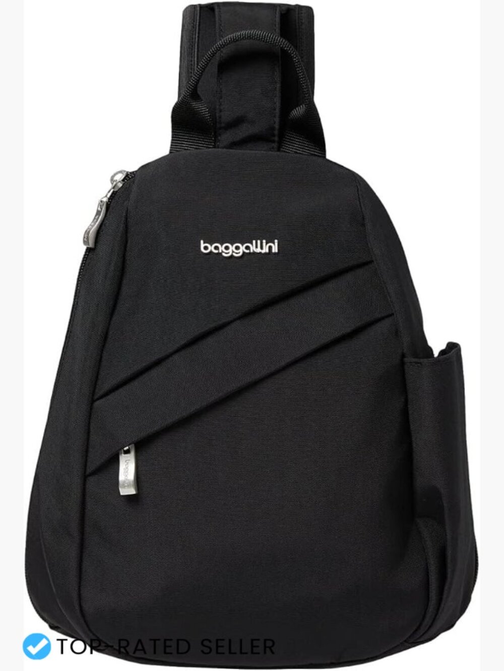 Lightweight Nylon Sling Backpack Convertible Crossbody Travel Daypack Adjustable